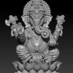 free3dfile Ganpati Pendants