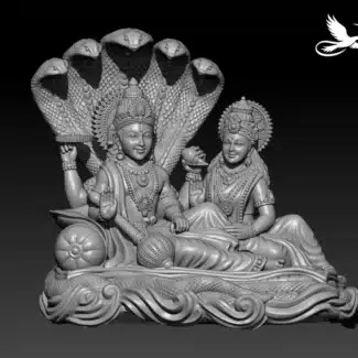 pendant Lakshmi Narayana Model at Free3DFile.com
