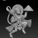 Hanuman Ji Pendant at Free3DFile.com