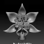Ram Sita Pendant free3dfile.com
