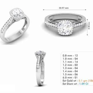 Solitaire Ring free3dfile.com