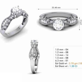 Solitaire Ring free3dfile.com