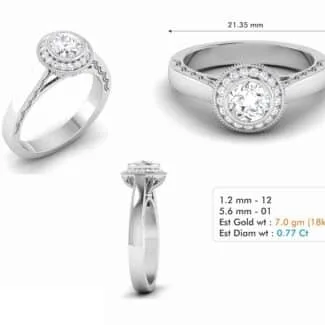 Solitaire Ring free3dfile.com