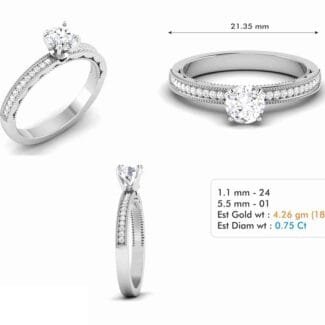 Solitaire Ring free3dfile.com