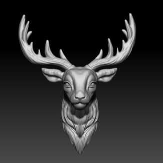 Deer Head 3D Model